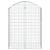 Coș gabion arcuit, 100x50x120/140 cm, fier galvanizat GartenMobel Dekor