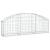 Coș gabion arcuit, 150x30x40/60 cm, fier galvanizat GartenMobel Dekor