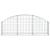 Coș gabion arcuit, 150x30x40/60 cm, fier galvanizat GartenMobel Dekor