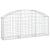 Coș gabion arcuit, 150x30x60/80 cm, fier galvanizat GartenMobel Dekor