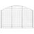 Coș gabion arcuit, 150x30x80/100 cm, fier galvanizat GartenMobel Dekor