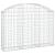 Coș gabion arcuit, 150x30x100/120 cm, fier galvanizat GartenMobel Dekor