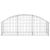 Coș gabion arcuit, 150x50x40/60 cm, fier galvanizat GartenMobel Dekor