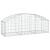 Coș gabion arcuit, 150x50x40/60 cm, fier galvanizat GartenMobel Dekor