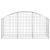 Coș gabion arcuit, 150x50x60/80 cm, fier galvanizat GartenMobel Dekor