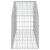 Coș gabion arcuit, 150x50x60/80 cm, fier galvanizat GartenMobel Dekor