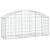 Coș gabion arcuit, 150x50x60/80 cm, fier galvanizat GartenMobel Dekor