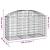Coș gabion arcuit, 150x50x80/100 cm, fier galvanizat GartenMobel Dekor