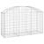 Coș gabion arcuit, 150x50x80/100 cm, fier galvanizat GartenMobel Dekor