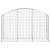Coș gabion arcuit, 150x50x80/100 cm, fier galvanizat GartenMobel Dekor