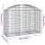 Coș gabion arcuit, 150x50x100/120 cm, fier galvanizat GartenMobel Dekor