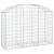Coș gabion arcuit, 150x50x100/120 cm, fier galvanizat GartenMobel Dekor