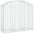 Coș gabion arcuit, 150x50x120/140 cm, fier galvanizat GartenMobel Dekor