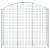 Coș gabion arcuit, 150x50x120/140 cm, fier galvanizat GartenMobel Dekor