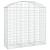 Coș gabion arcuit, 150x50x140/160 cm, fier galvanizat GartenMobel Dekor