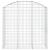Coș gabion arcuit, 150x50x140/160 cm, fier galvanizat GartenMobel Dekor