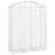 Coș gabion arcuit, 150x50x180/200 cm, fier galvanizat GartenMobel Dekor