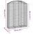 Coș gabion arcuit, 150x50x180/200 cm, fier galvanizat GartenMobel Dekor