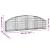 Coș gabion arcuit, 200x30x40/60 cm, fier galvanizat GartenMobel Dekor