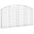 Coș gabion arcuit 200x30x100/120 cm fier galvanizat GartenMobel Dekor
