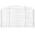 Coș gabion arcuit 200x30x100/120 cm fier galvanizat GartenMobel Dekor