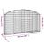 Coș gabion arcuit 200x30x100/120 cm fier galvanizat GartenMobel Dekor
