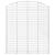 Coș gabion arcuit, 200x30x220/240, fier galvanizat GartenMobel Dekor
