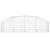 Coș gabion arcuit, 200x50x40/60 cm, fier galvanizat GartenMobel Dekor