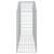 Coș gabion arcuit 200x50x100/120 cm fier galvanizat GartenMobel Dekor