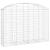 Coș gabion arcuit, 200x50x140/160 cm, fier galvanizat GartenMobel Dekor