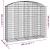 Coș gabion arcuit, 200x50x160/180 cm, fier galvanizat GartenMobel Dekor
