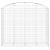 Coș gabion arcuit, 200x50x160/180 cm, fier galvanizat GartenMobel Dekor