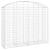 Coș gabion arcuit, 200x50x160/180 cm, fier galvanizat GartenMobel Dekor