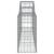 Coș gabion arcuit 200x30x60/80 cm fier galvanizat GartenMobel Dekor