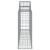 Coș gabion arcuit 200x30x80/100 cm fier galvanizat GartenMobel Dekor