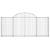 Coș gabion arcuit 200x30x80/100 cm fier galvanizat GartenMobel Dekor
