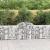 Coș gabion arcuit 200x30x80/100 cm fier galvanizat GartenMobel Dekor