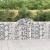 Coș gabion arcuit 200x30x100/120 cm fier galvanizat GartenMobel Dekor