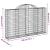 Coș gabion arcuit 200x30x120/140 cm fier galvanizat GartenMobel Dekor