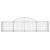Coș gabion arcuit, 200x50x40/60 cm, fier galvanizat GartenMobel Dekor