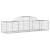 Coș gabion arcuit, 200x50x40/60 cm, fier galvanizat GartenMobel Dekor