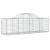 Coș gabion arcuit 200x50x60/80 cm fier galvanizat GartenMobel Dekor