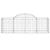 Coș gabion arcuit 200x50x60/80 cm fier galvanizat GartenMobel Dekor
