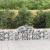 Coș gabion arcuit 200x50x60/80 cm fier galvanizat GartenMobel Dekor