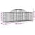 Coș gabion arcuit 200x50x60/80 cm fier galvanizat GartenMobel Dekor
