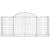 Coș gabion arcuit 200x50x80/100 cm fier galvanizat GartenMobel Dekor