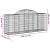 Coș gabion arcuit 200x50x80/100 cm fier galvanizat GartenMobel Dekor
