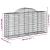 Coș gabion arcuit 200x50x100/120 cm fier galvanizat GartenMobel Dekor