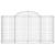 Coș gabion arcuit 200x50x100/120 cm fier galvanizat GartenMobel Dekor