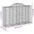 Coș gabion arcuit 200x50x120/140 cm fier galvanizat GartenMobel Dekor